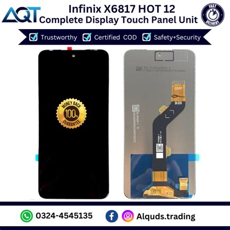 Infinix X6816 HOT 12 PLAY LCD Panel Alqudstrading AQT