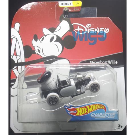 Jual Hot Wheels Disney Steamboat Willie Mickey Mouse Hitam Character