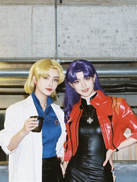 Ritsuko and Misato | Cosplay | Know Your Meme