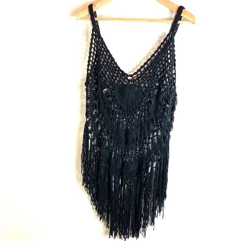 Boutique Quality Swim Super Cool Sexy Ladys Crochet Net Hallow Out Beach Bikini Coverupdress