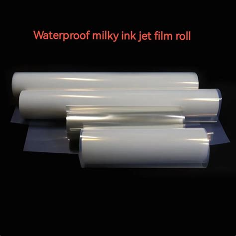 Milky White Waterproof Ink Jet Film - Buy Inkjet Printing Film,Pet Semi ...