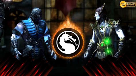 Mortal Kombat X Sub Zero Vs Shinnok Gameplay P Hd Youtube