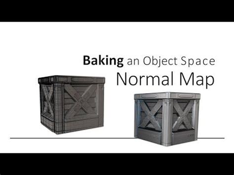 Baking Object Space Normal Map For Low Poly Game Asset Autodesk Maya