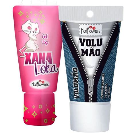 Kit Gel Volumão Masculino e Gel Estimulante Feminino Hot Flowers Gel para Sexo Magazine Luiza