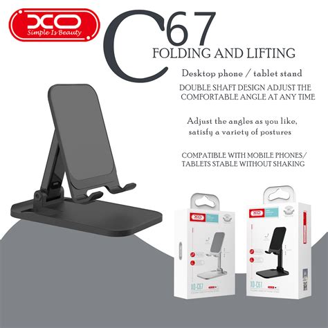 XO-C67 Folding and Lifting Desktop phone / tablet stand | Lazada PH