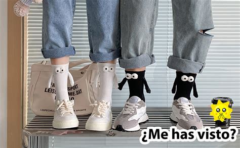 Pares Calcetines Para Parejas Sosteniendo Mano Socks De Ojos Grandes