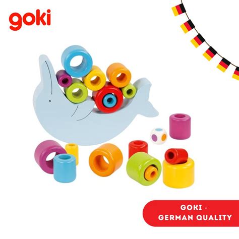 Развивающая игра балансир "Дельфин" Goki, 4+ - купить с доставкой по ...