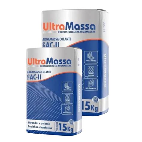 Para Que Serve Argamassa Ac2 - Argamassa AC2 15kg Ultramassa - Alta Aderência e Durabilidade para ...