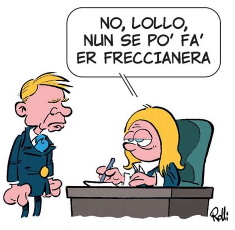 Lollobrigida E Il Freccianera Vignetta By Rolli Dago Fotogallery