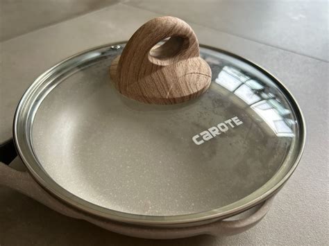 Carote Non Stick Cookware Frying Pan With Lid 20cm Furniture And Home