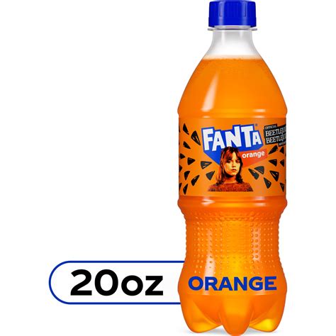 Fanta Orange Fruit Soda Pop 20 Fl Oz Bottle Walmart Business Supplies