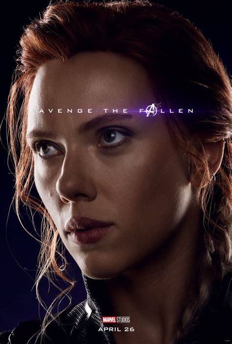 Scarlett Johansson – Avengers: Endgame (2019) Promo Poster • CelebMafia