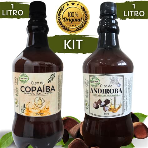 Copaiba E Andiroba Para Que Serve - Óleo De Andiroba e Copaiba Da Amazônia 100% Puro / Kit 2 Unid De ( 1 ...
