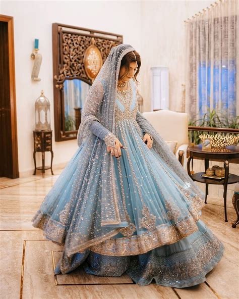 Powder Blue Lehengas That Ll Make You Hit The Save Button Latest Bridal