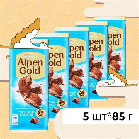 Шоколад Alpen Gold молочный, 90г - купить с доставкой по выгодным ценам ...