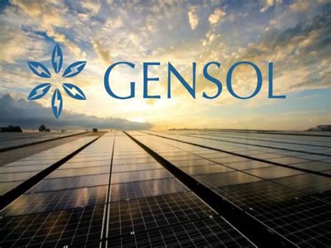 gensol engineering share price falls    week