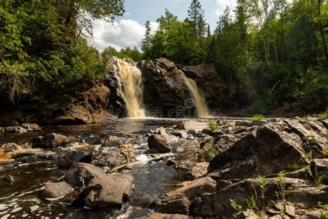Little Manitou Falls Stock Image Image Of North Pattison 333078377