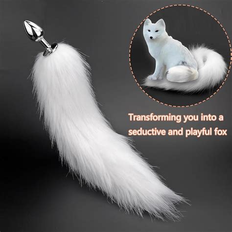 Luxe Fox Tail Stainless Steel Anal Plug