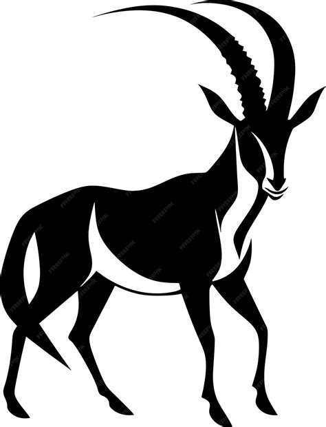 Dune Dynasty Emblematic Oryx Symbol Mirage Monarch Vector Oryx Emblem