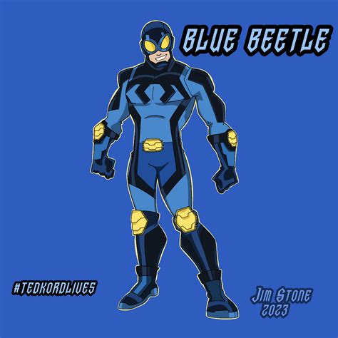 Blue Beetle Ted Kord Redesign By Cross1213 On Deviantart