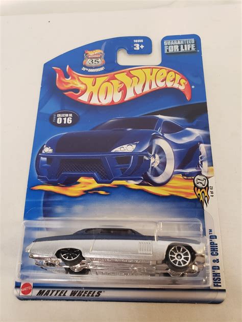 2003 Hot Wheels 16 First Editions FISHD CHIPD Blue Silver 4 42