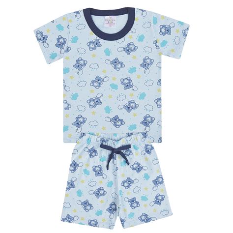 Pijama 100 Algodão Infantil - Pijama Bebê e Infantil menino, 100% algodão, URSINHOS. | Shopee Brasil