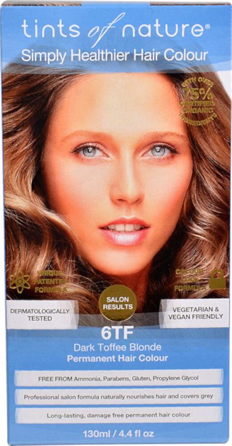 Купить Краски для волос Стойкая краска для волос Tints of Nature Dark Toffee Blonde 6TF 4 4