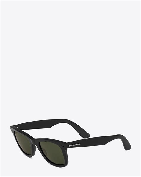 saint laurentray banultra black wayfarer