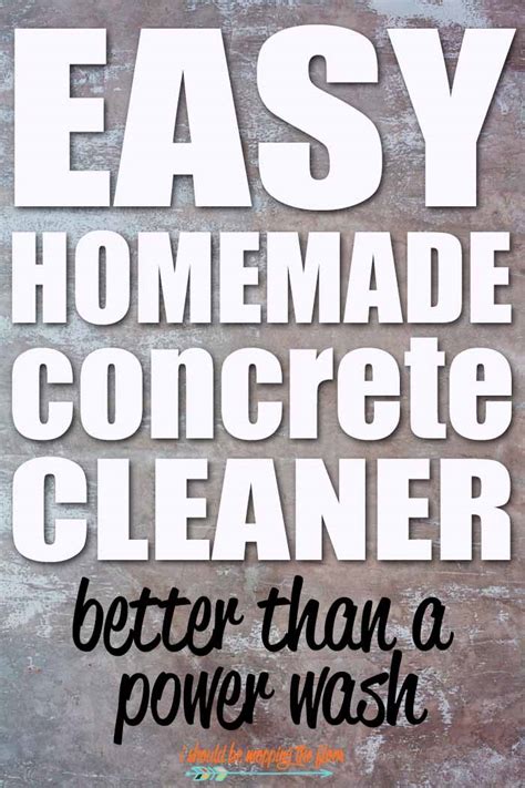 DIY Miracle Concrete Patio Cleaner – 99easyrecipes