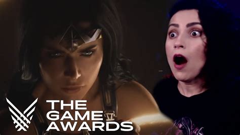 Reaction To Wonder Woman Reveal Trailer Game Awards 2021 Youtube