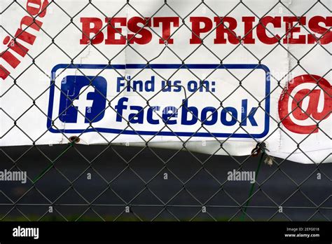 Find Us Facebook Logo Hi Res Stock Photography And Images Alamy