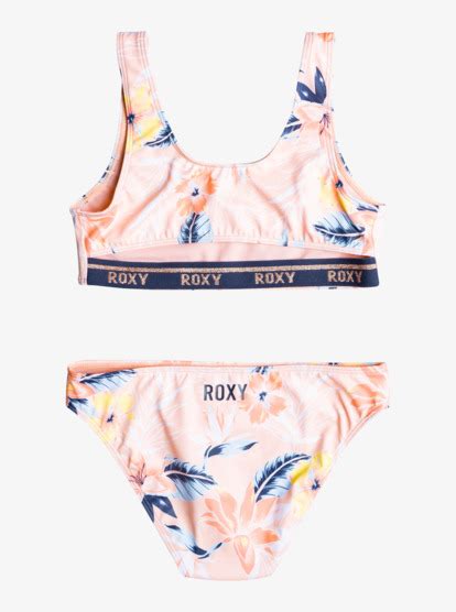 Roxy Sporty 2022 Bralette Bikini Set For Girls 8 16 Roxy