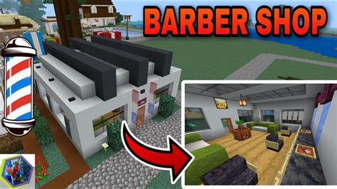 How To Build A Barbershop In Minecraft Tutorial 2023 Youtube