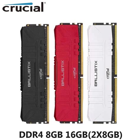 Память Crucial Ballistix DDR4 16 ГБ (2x8 ГБ) 2666/3200 МГц | AliExpress