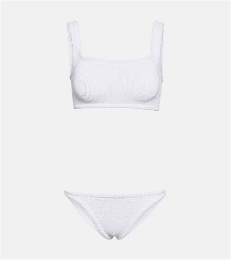 Hunza G Xandra Bikini Set In White ModeSens