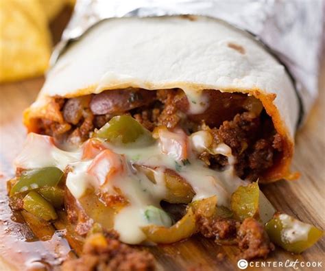 Chorizo Potato And Queso Burritos Centercutcook