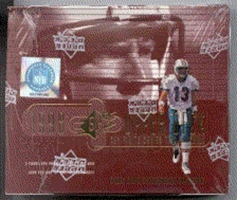 1998 Upper Deck Spx Finite Series 2 Football Hobby Box Da Card World