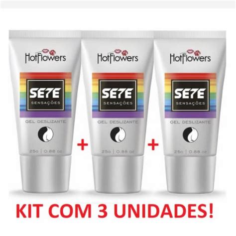 Kit Sete Sensações Original Sexo Anal Sem Dor Extra Forte 7x1 Sexy