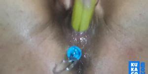 Amateur Milf Squirting Fucking A Banana With Anal Beads Tnaflix