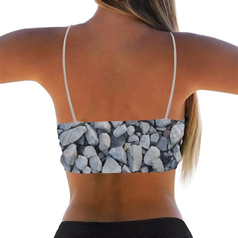 Gravel Collection Crop Bikini Top Model S ID D