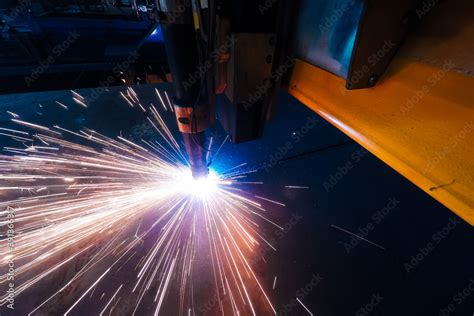 Plasma Laser Cutter Stock Photo Adobe Stock