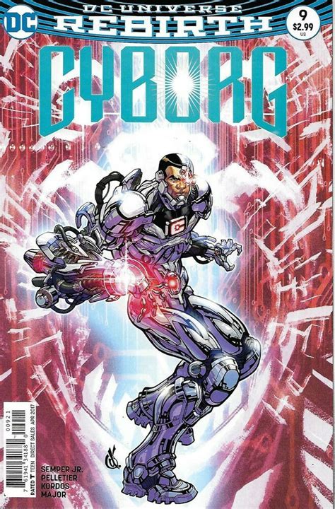 Cyborg Comic Issue 9 Limited Variant Modern Age First Print 2017 Semper