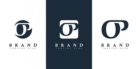 Premium Vector Modern And Simple Letter Op Logo Suitable For Any