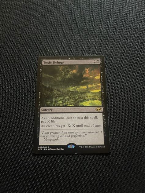 Mtg Magic The Gathering Toxic Deluge Commander Collection Black Nm Near