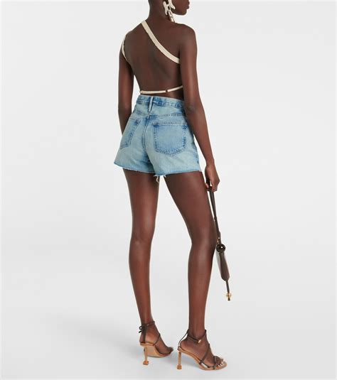 Frame Le Cut Off Denim Shorts Frame Denim