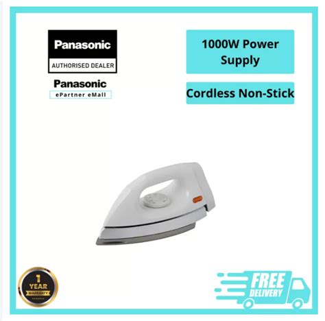 Panasonic Ni 100dx Cordless Iron Non Stick 1000w Ni 100dx Jw Lazada