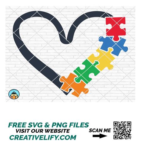 Autism Heart Svg Autism Awareness Svg Autism Puzzle Svg A Inspire