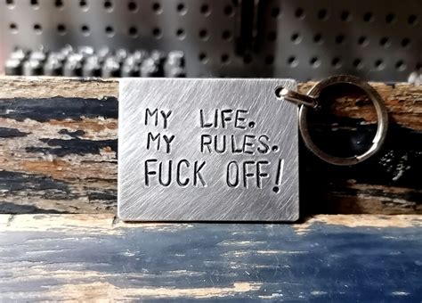My Life My Rules Fuck Off Love Dad Christmas Day Handmade Girlfriend Husband Gift For Her Gift
