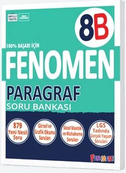 Fenomen Okul Yay Nlar S N F Paragraf B Fenomen Soru Bankas