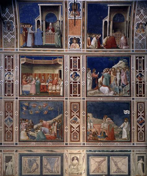 Filegiotto Di Bondone Scenes With Decorative Bands Wga09284